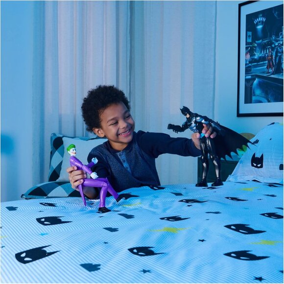 🆕 Kids Batman Bat-Tech Action Figure Super Hero Villain Comic Styling Joker Toy - Picture 2 of 6